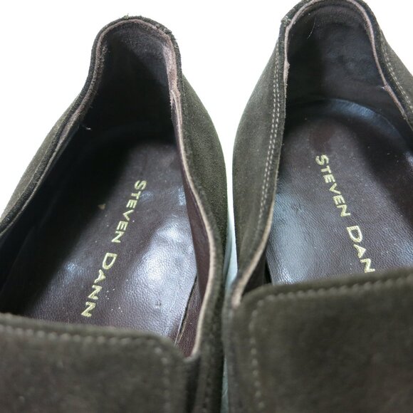 Steven Dann Suede Leather Dress Moc's Loafers Footwear Shoes Men's Italy sz 43 - Picture 5 of 7